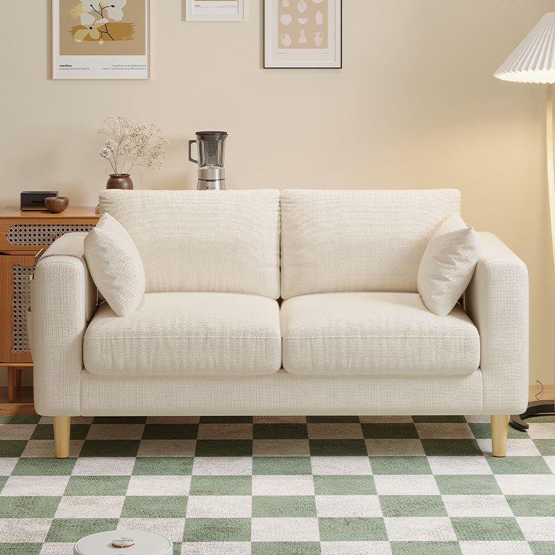 沙发小户型简约现代三双人出租房卧室客厅网红布艺简易木质经济型