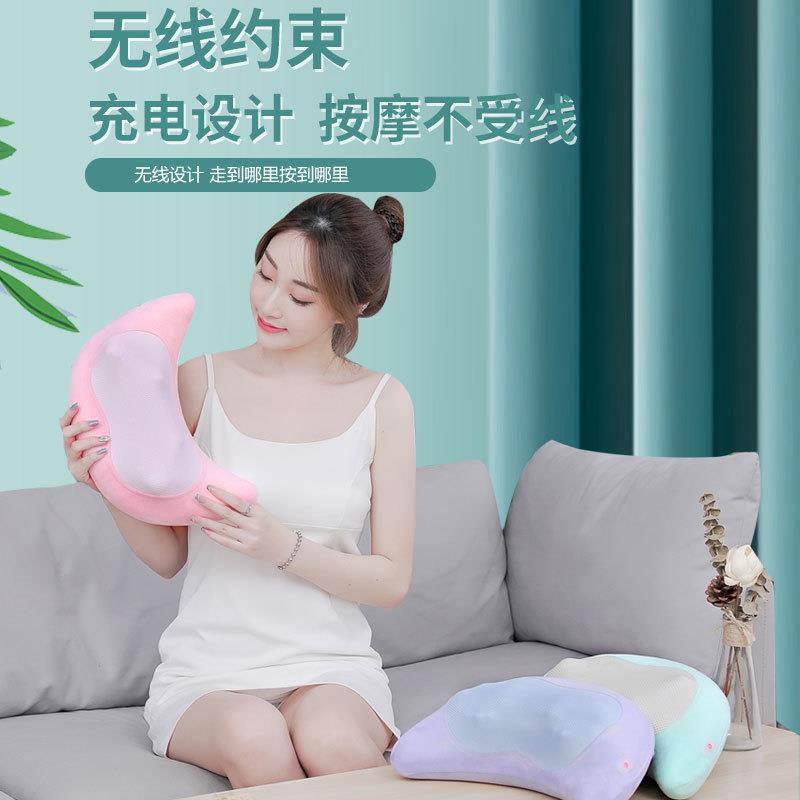 按摩枕颈部腰部背部腿部臀部电动按摩仪智能全身揉捏颈椎按摩靠枕