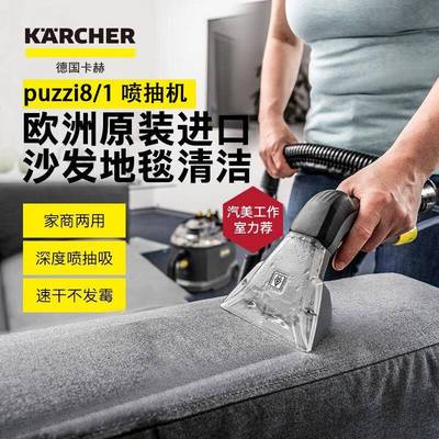 德国卡赫puzzi8/1喷抽机布艺沙发清洗机抽吸二合一清洁洗地毯神器