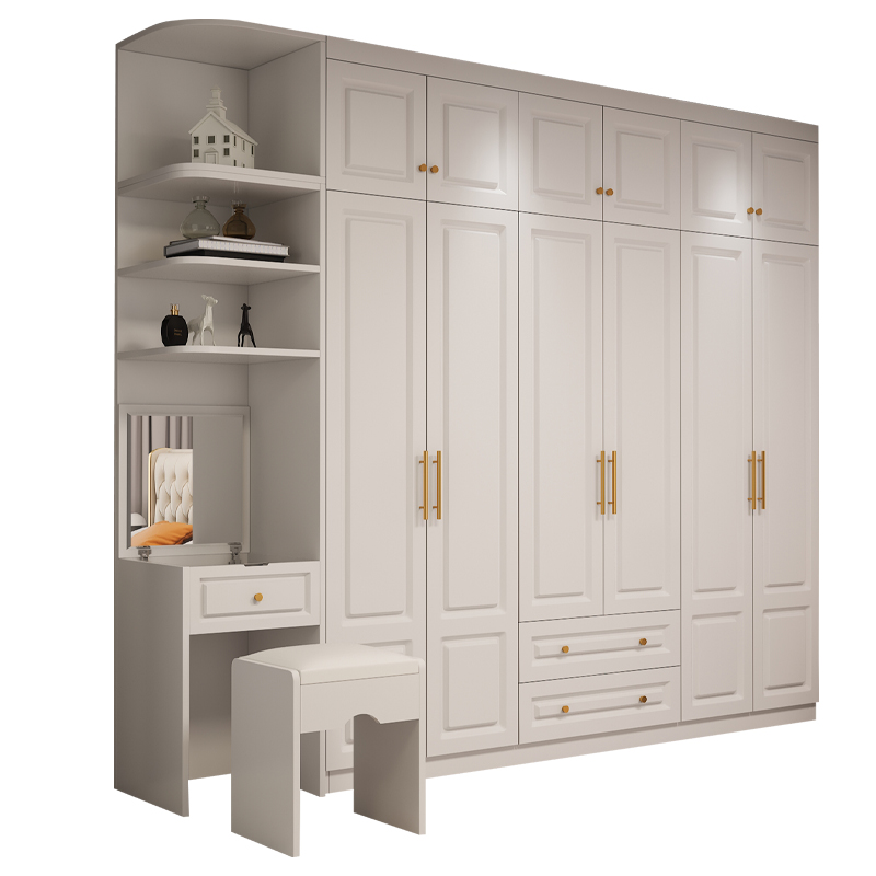 定制衣柜整体卧室组合工厂定做家用小户型欧式储物大衣橱加深60CM