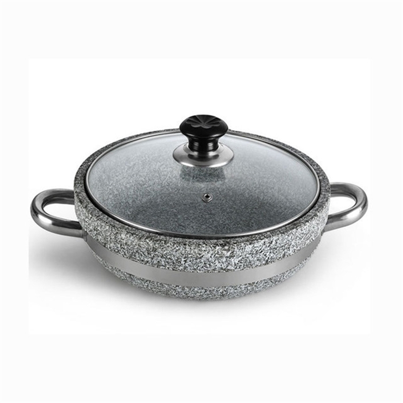 专用石锅拌饭米线石锅韩式耐高温石锅拌饭酱石锅T鱼不粘锅家用砂