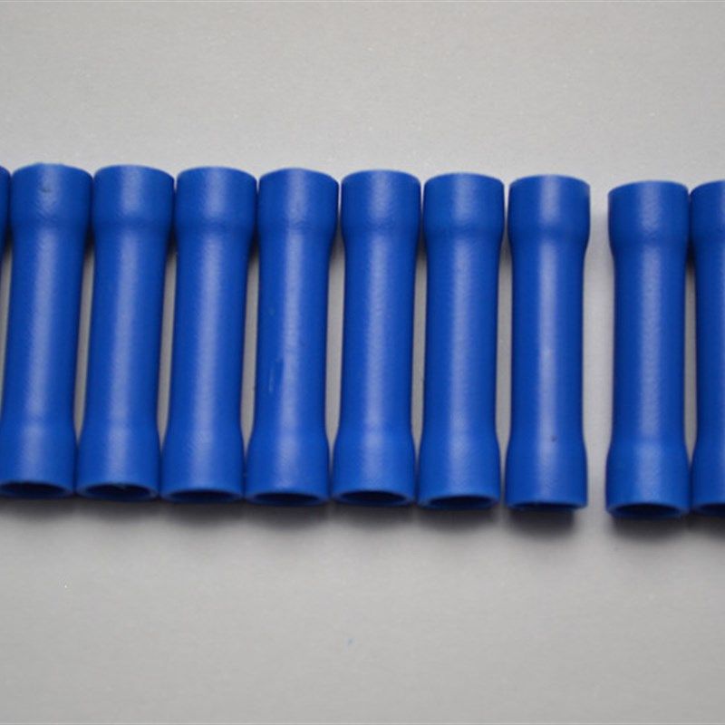 紫铜全绝缘中间连接管BV-2冷压端子 铜端子 连接器  铜管 1000只
