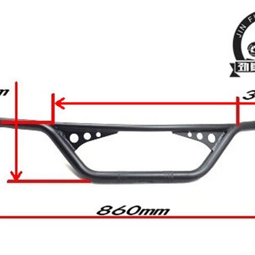 复古摩托车改装车把 小燕把车把管 带横杆小雁把小弯W把游侠GN天
