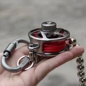 铜珠版 渔轮活鱼扣鱼路亚锁鱼器扣鱼器钢穿鱼串鱼工具路亚垂钓专用