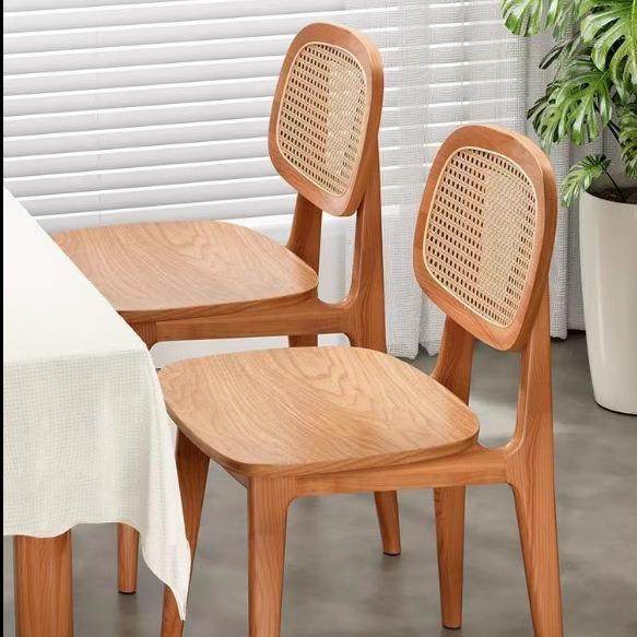 北欧简约休闲凳子家用餐桌椅中古实木椅子靠背设计师原木藤编餐椅,清洗/食品/商业设备,风口/风叶/风机配件,淘宝优惠券,粉丝福利购,淘宝优惠卷