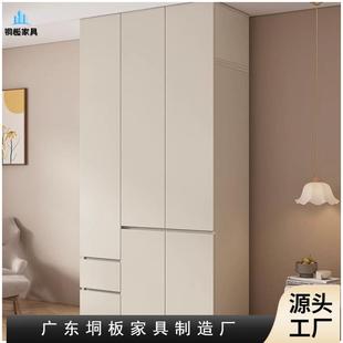 2025新款轻奢到顶60cm深度实木欧松板大衣柜家用卧室现代简约主卧