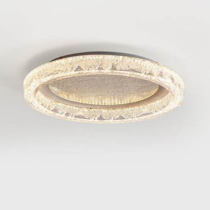 意式极简卧室吸顶灯2024新款设计师儿童房间LED轻奢主卧房间灯具