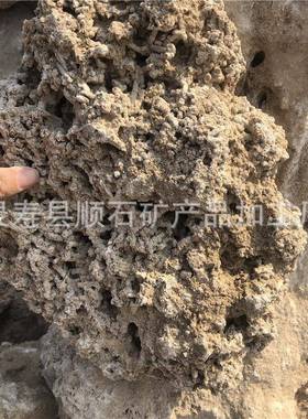 大量现货供应造景盆景用软质吸水石原石上水石麦管石