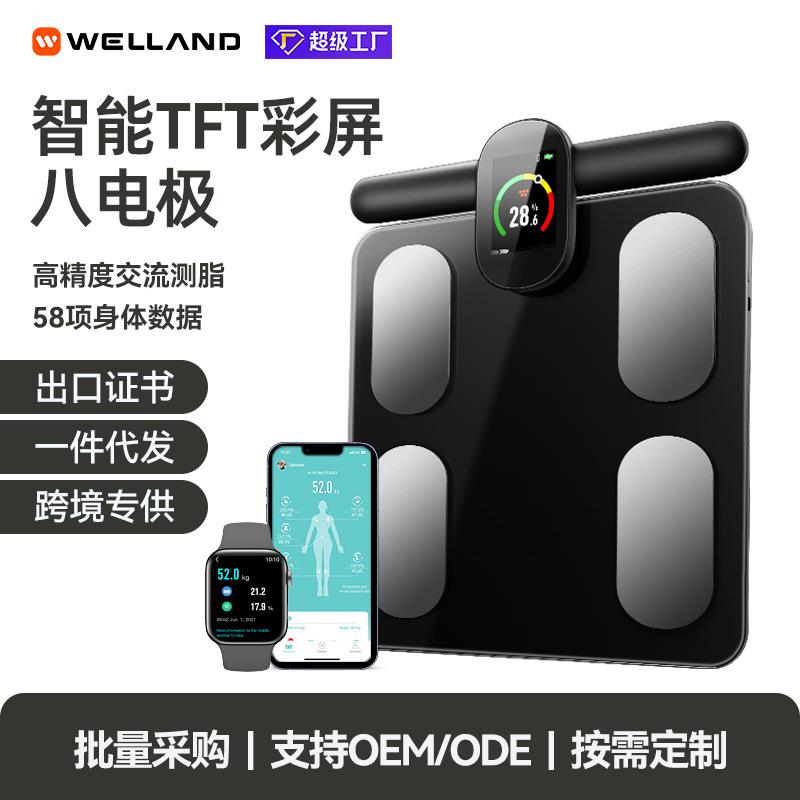 充电款新款智能八电极体脂秤高精准专业体脂秤测脂称重电子秤