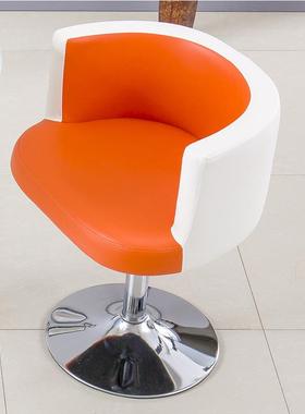 洽谈椅休闲小转椅单人小沙发时尚小围椅旋转升降电脑椅奶茶店椅子