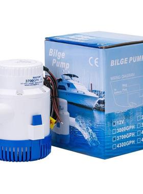 3000GPH大流量舱底泵直流潜水泵船用排水泵12V24V排污泵