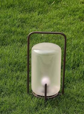 手提风灯户外防水庭院灯别墅景观灯室外充电露营灯草坪灯台灯