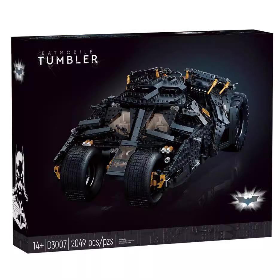 狮子牌83663英雄系列蝙蝠人侠战车积木拼装玩具模型跑车