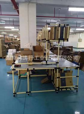 线棒工作台常德促销防静电工作台车间流水线精益管工作台