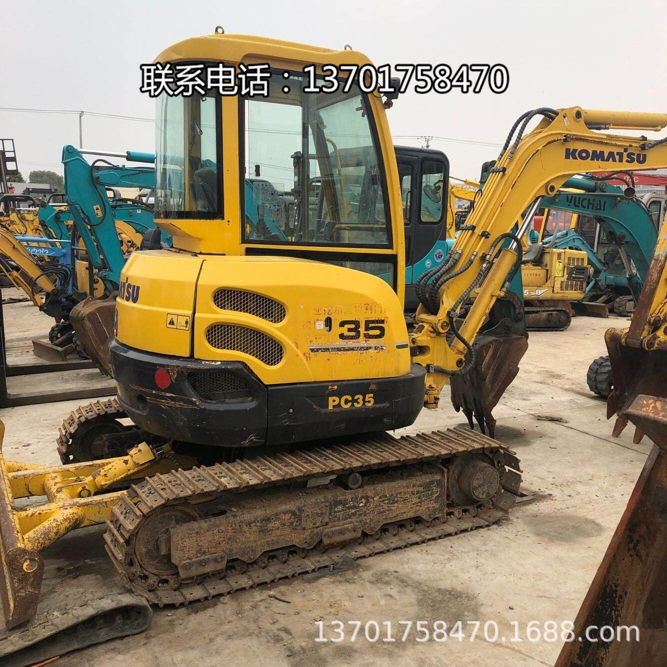 二手35小型挖掘机价格 二手35无尾挖机旋转半径小 出售2手小挖机