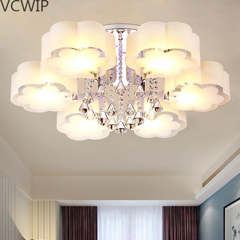 客厅大灯轻奢水晶2024新款主卧室吸顶灯具led现代简约餐厅灯家leb