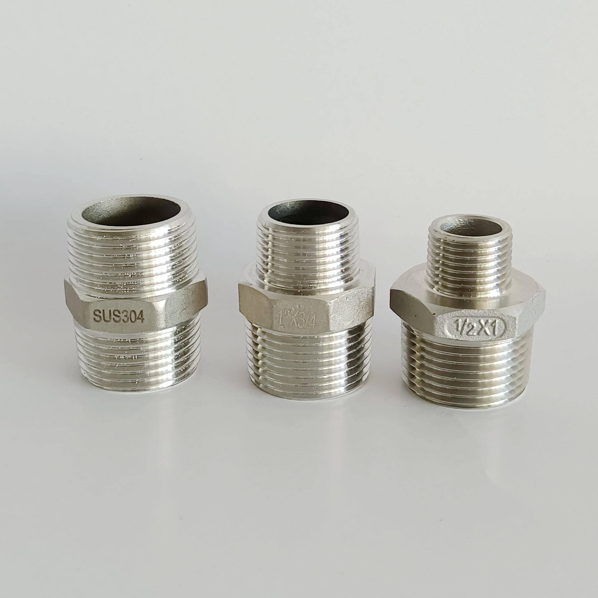 滨特尔大蓝瓶白瓶配套不锈钢对丝接头NPT单双级组合全屋净水配件