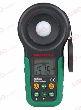 MASTECH华仪 MS6612多功能照度计单位转换/数据保持/峰值测量