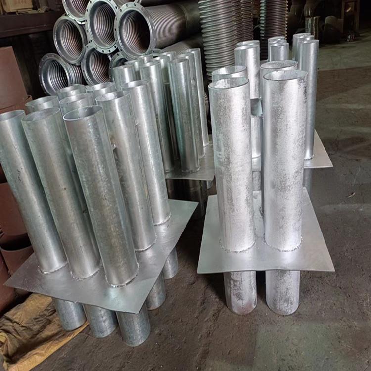 07FD02穿墙管密闭肋 人防电气组合套管 热镀锌连排套管厂家直发