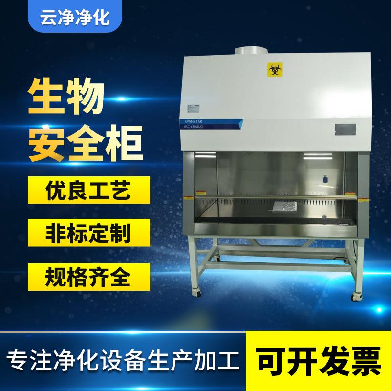 厂家供应双人生物安全柜实验室二级双人全排带证洁净超净工作台