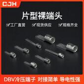 CJH冷压端子DBN14 16紫铜200个片型裸端头接头接线端头线耳铜鼻子