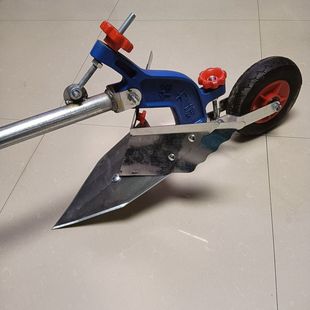 手拉犁农村开沟犁地培土起垄用单人拉犁春耕地用人力拉犁老式犁铧