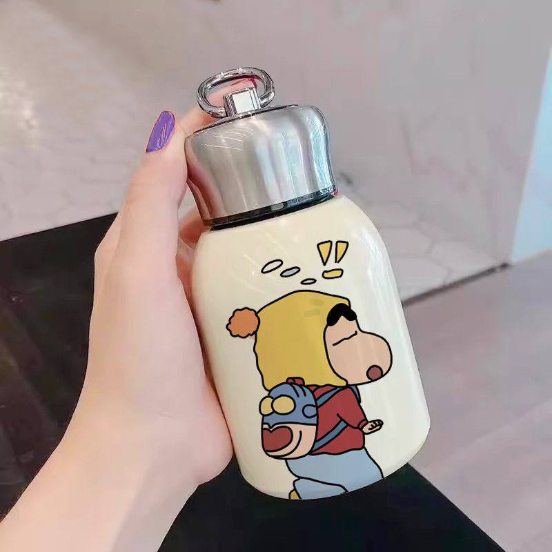 蜡笔小新 保温杯子不锈钢水杯印花 手提高颜值新款网红杯动漫卡通,餐饮具,定制/广告杯,淘宝优惠券,粉丝福利购,淘宝优惠卷