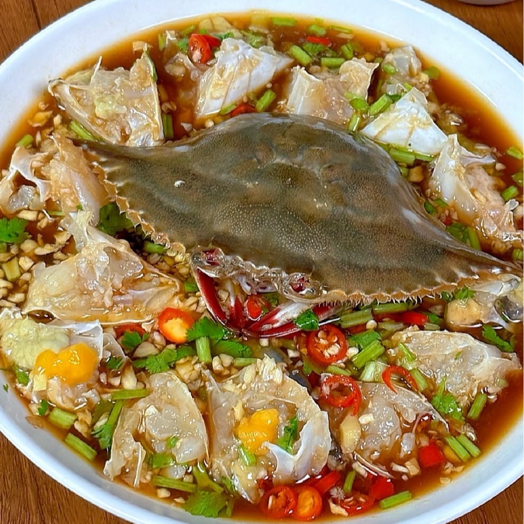 正宗潮汕生腌舟山梭子蟹块生腌皮皮虾现做现发500克/桶生吃