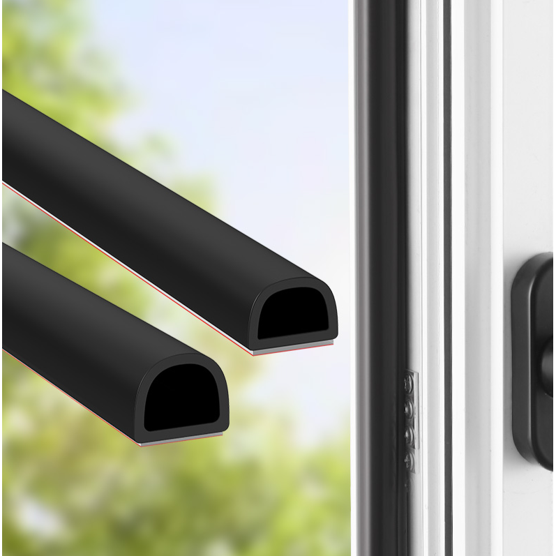 门缝密封条门窗木门窗户隔音卧室防盗门框静音防撞条自粘防风胶条
