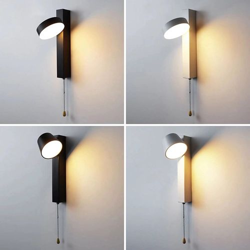 带拉线开关卧室床头壁灯简约现代创意客厅背景墙灯过道走廊玄关灯