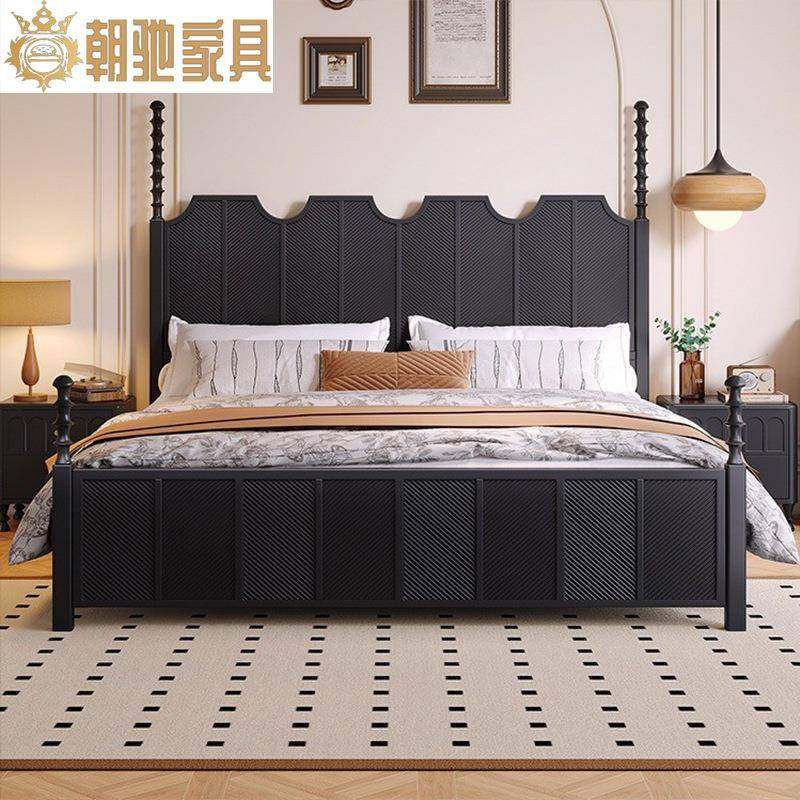 复古法式实木床黑色现代简约双人床1.5主卧1.8婚床民宿复古风大床,自行车/骑行装备/零配件,更多零件/配件,淘宝优惠券,粉丝福利购,淘宝优惠卷
