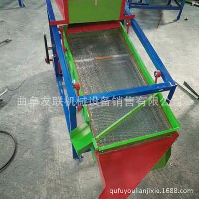 家用小型振动筛粮食筛选机水稻除杂质筛风选机大豆过风筛机
