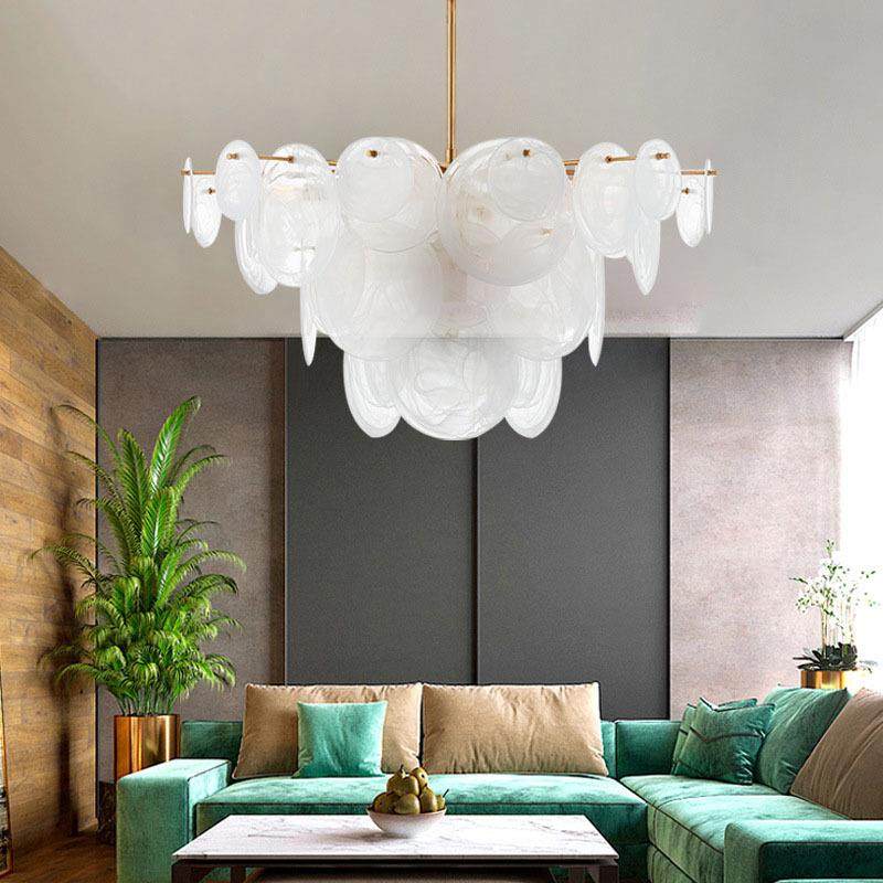 后现代客厅吊灯美式轻奢别墅餐厅卧室北欧时尚简约风玻璃吊灯,自行车/骑行装备/零配件,更多零件/配件,淘宝优惠券,粉丝福利购,淘宝优惠卷