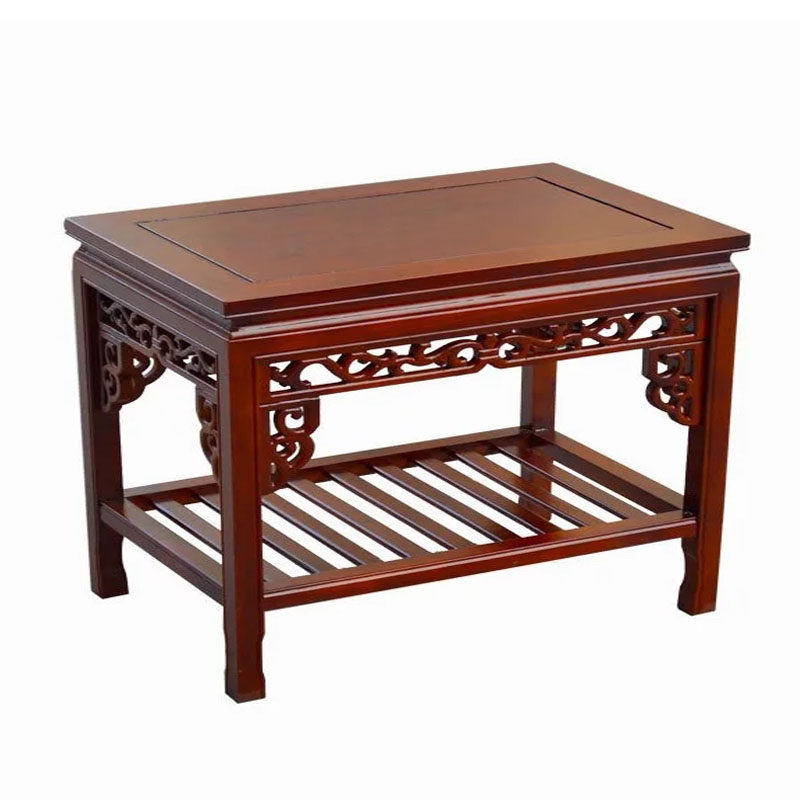 全实木小桌子客厅放功夫茶具盆景鱼缸奇石桌子架子沙发边几小茶几