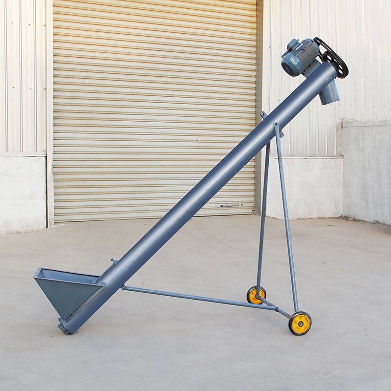 绞龙螺旋输c送机粮食提升机小型304不锈钢上料机工业管式U型给料