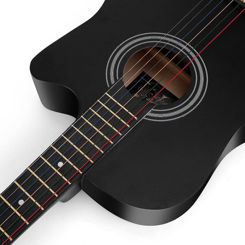 吉他初学者 民谣吉他 38寸 西洋弦乐器 男女生W新手入门练习