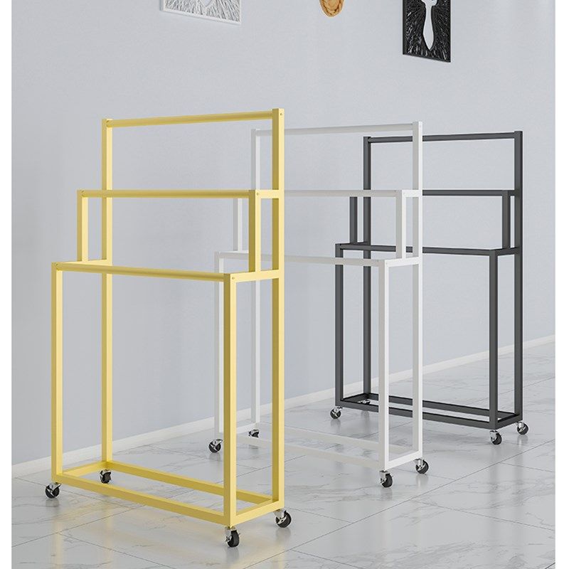 窗帘样品展示架吊卡大样色卡样板多层陈列架夏被面料展会移动展架