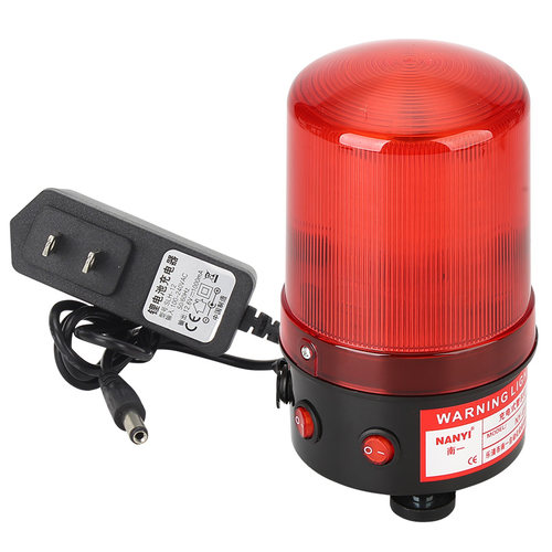 充电警示灯NY-01J磁吸式LED旋转闪光蓄电池充电报警闪烁灯信号灯