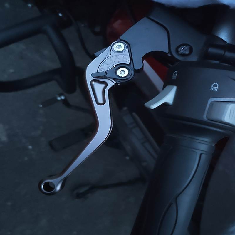 摩托车刹车杆改装适用奔达金吉拉300BOX400牛角折叠离合器手拉杆