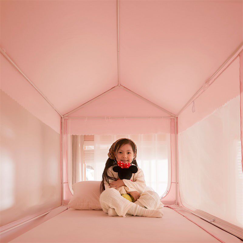 新款子母床专用蚊帐家用上铺1.2m下铺梯形1.5m儿童双层高低床学生,床上用品,蚊帐,淘宝优惠券,粉丝福利购,淘宝优惠卷