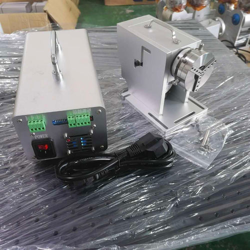 E69-快速卡头旋转轴激光打标机旋转夹具不锈钢卡U盘旋转台旋转工