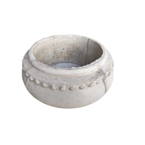 新中式仿古水泥柱础石底座实心柱顶石 空心包柱水泥柱墩 水泥柱脚