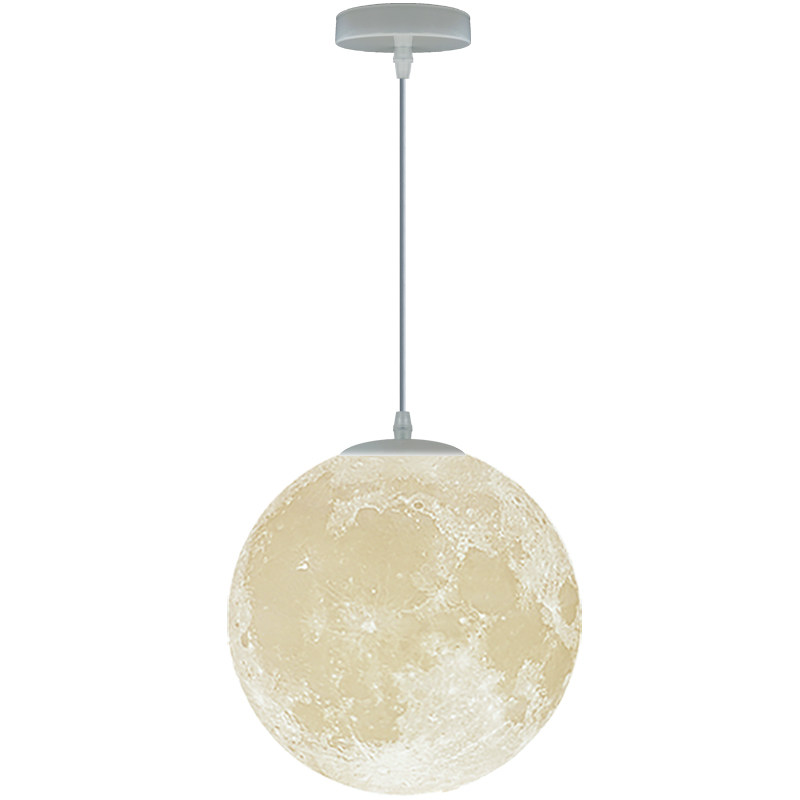 月球灯月亮星空卧室过道走廊床头店铺商用地球造型星球工装吊灯,家装灯饰光源,客厅吊灯,淘宝优惠券,粉丝福利购,淘宝优惠卷