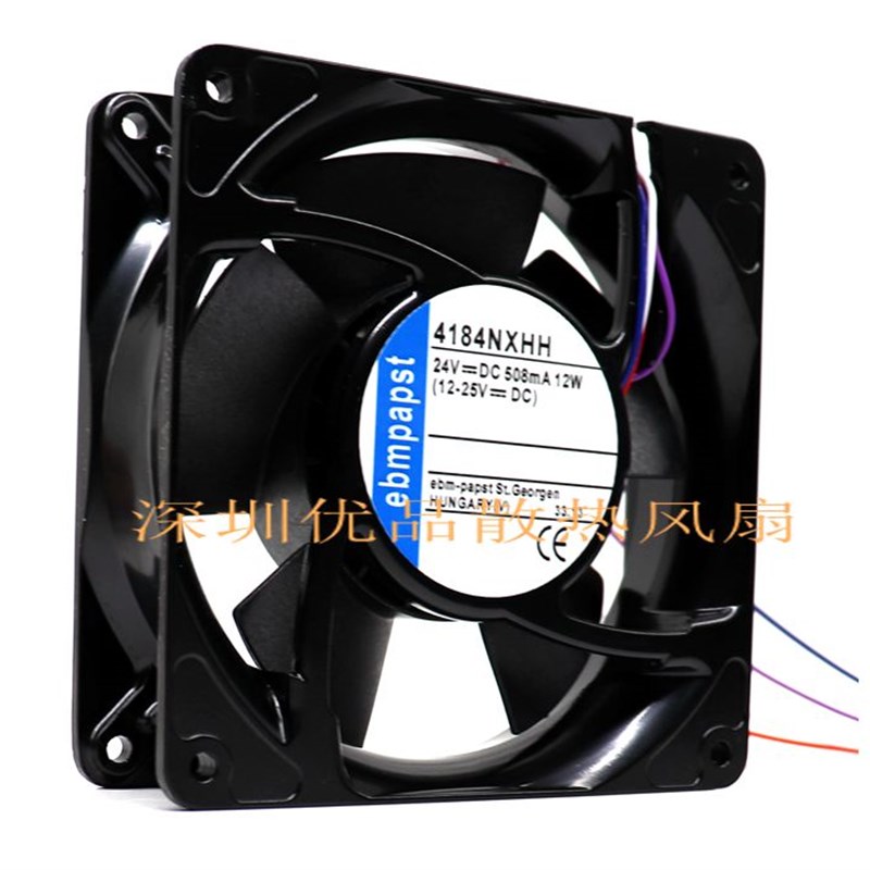 原装 4184NXHH 24V  12W  120*120*38 R耐高温风扇 12038