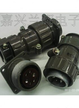 航空插 P28-4芯 P28J10Q 航空插头 插座 圆形连接器 反装28MM