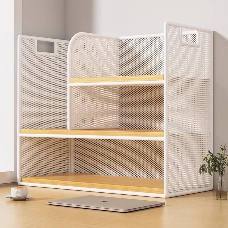 桌面置物架杯子收纳架餐桌桌上书架简易架子办公桌台面Y多层储物