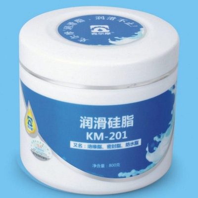 KM-201半透明密封润滑脂硅脂-50℃仪表电缆绝缘密封润滑硅脂800g