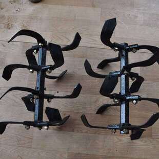 小型耕耘机用旋耕刀松土刀锰钢材质硬地刀松土刨地刀深耕耐用农用