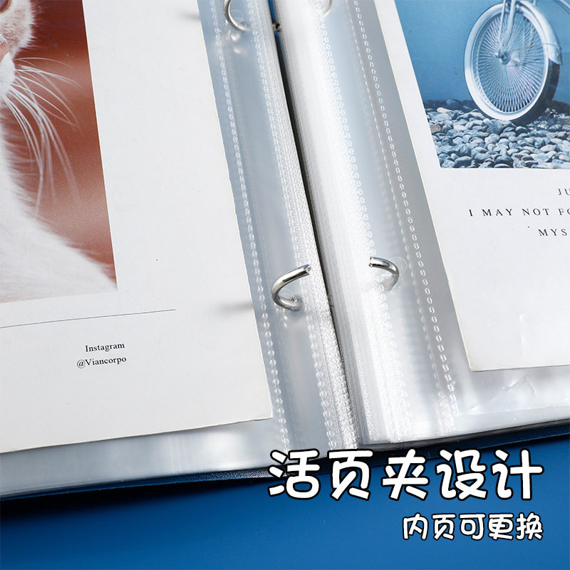 幼儿园毕业纪念册大班离园成长手册小学生相册本班级制作记录相册/卡册收纳活页相册