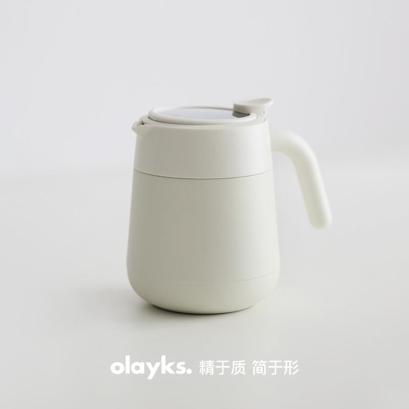 olayks立时欧莱克保温壶家用暖水壶茶水分离闷茶焖泡茶316不锈钢
